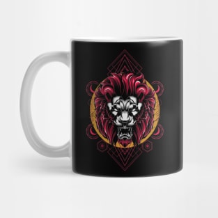 Lion / Urban Streetwear / Red Lion Mug